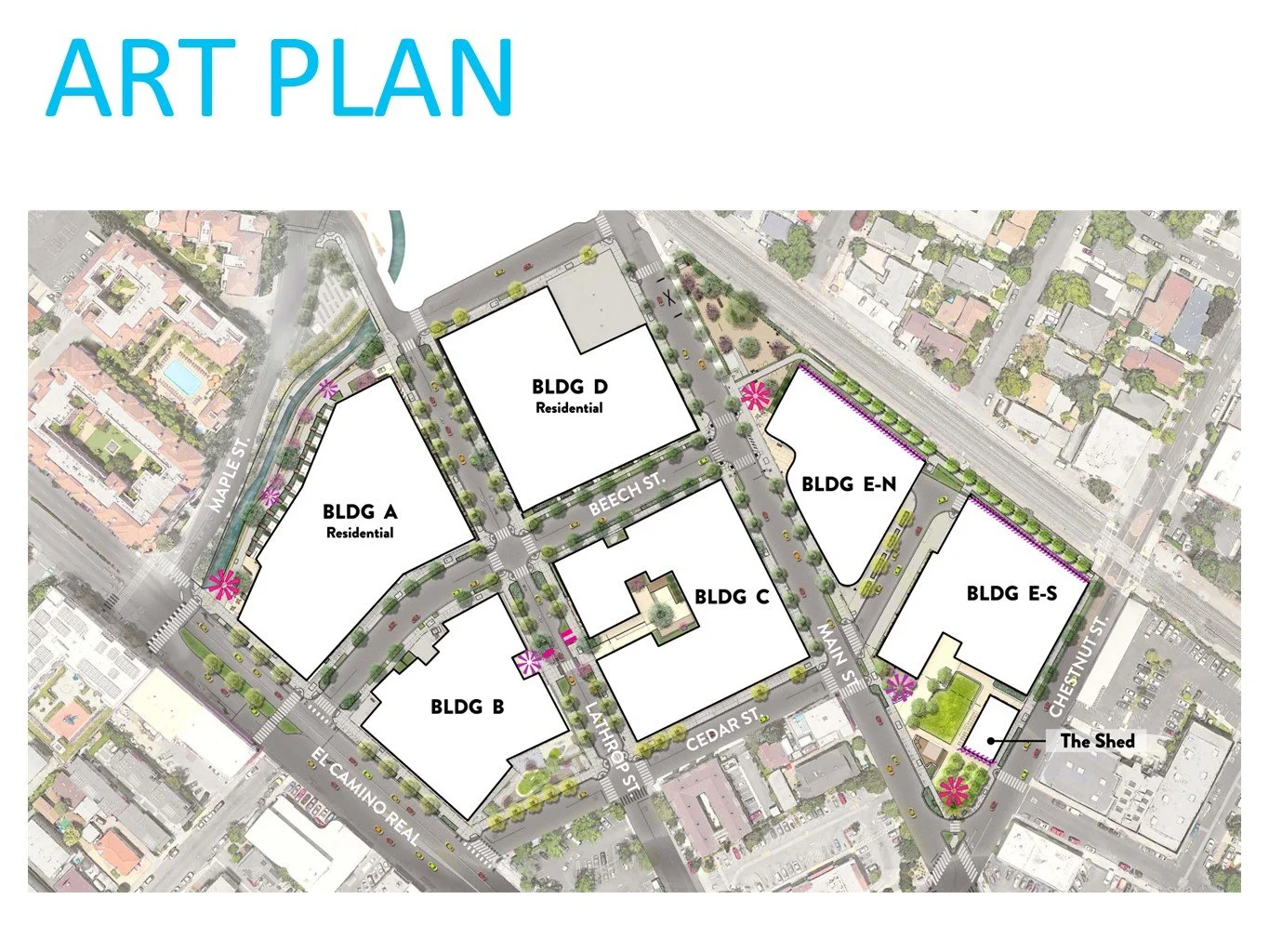 ELCO Yards Public Art | Redwood City, CA