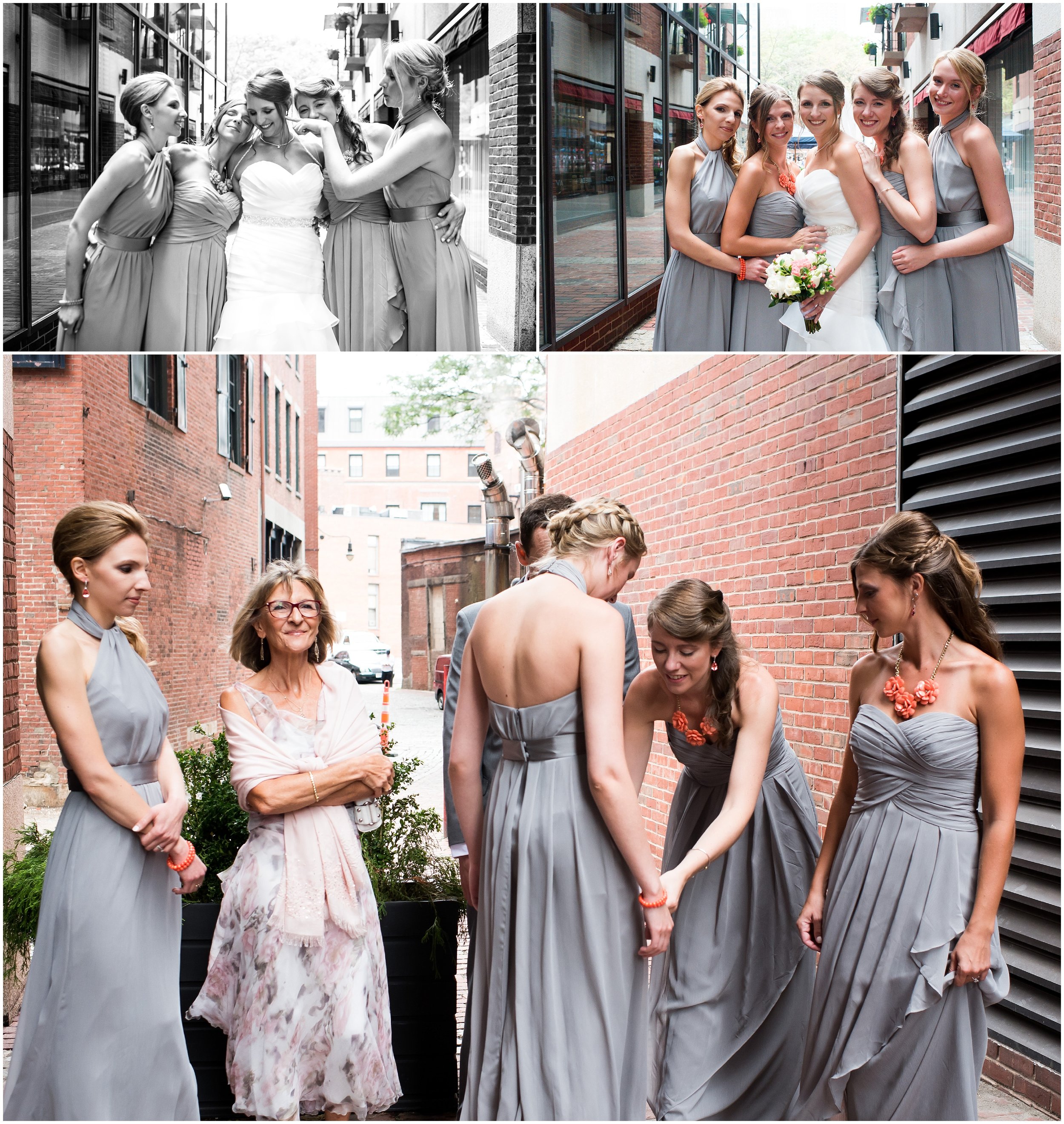 Boston Wedding Photographer, Iryna's Photography. The Bostonian Boston Hotel Wedding Photos, Ceremony at St Cecilia Parish, Wedding Photos, Boston Weddings.