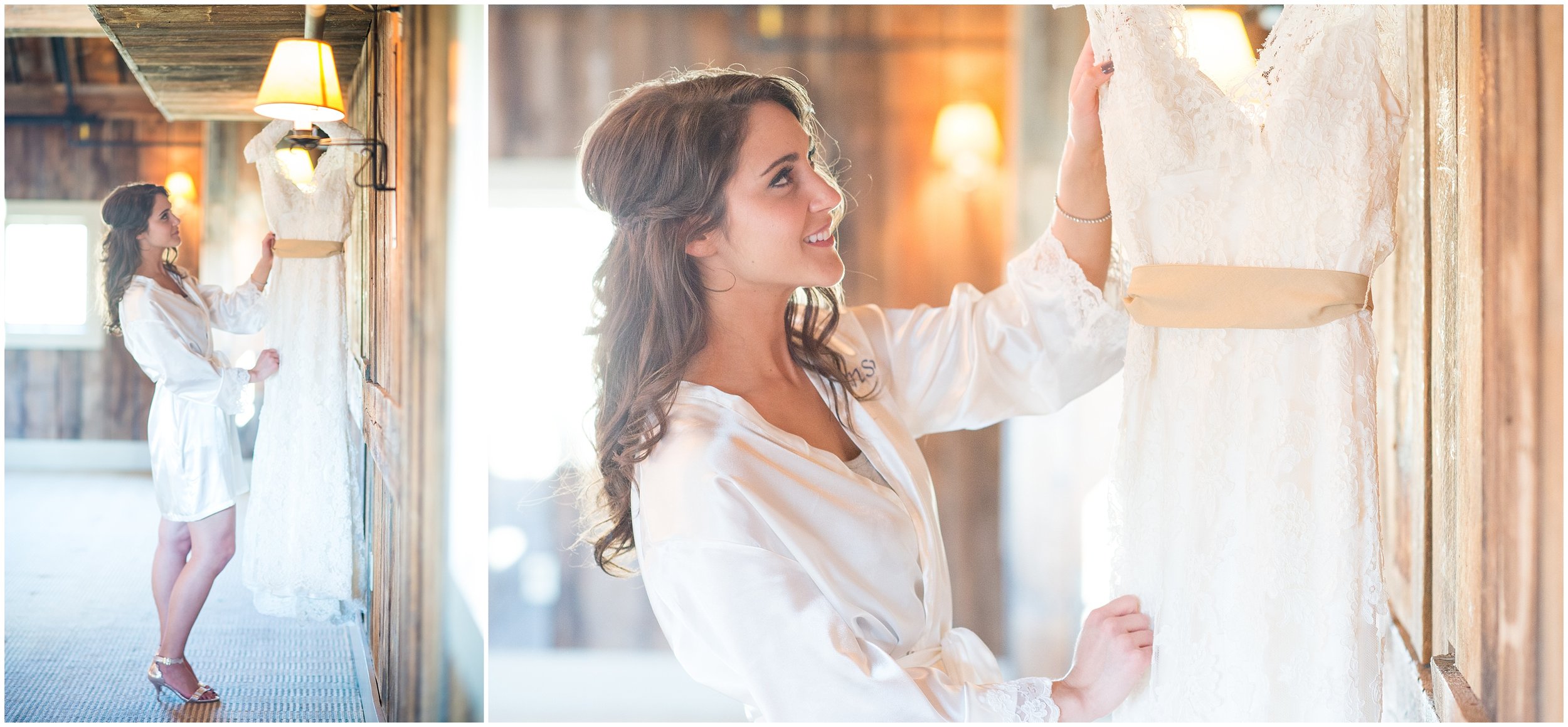 Boston Wedding Photographer | bride with dress