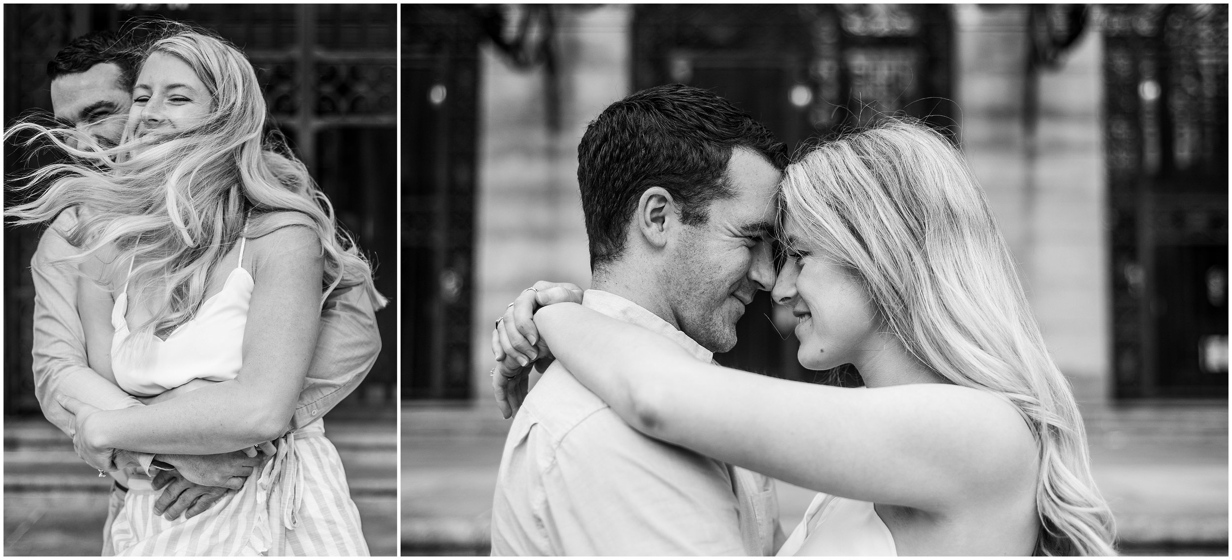 engagement photo session in boston