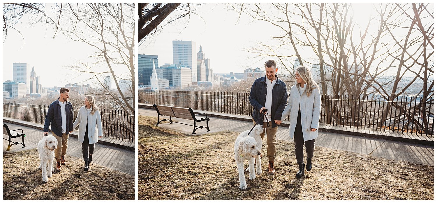 engagement photo session in providence ri