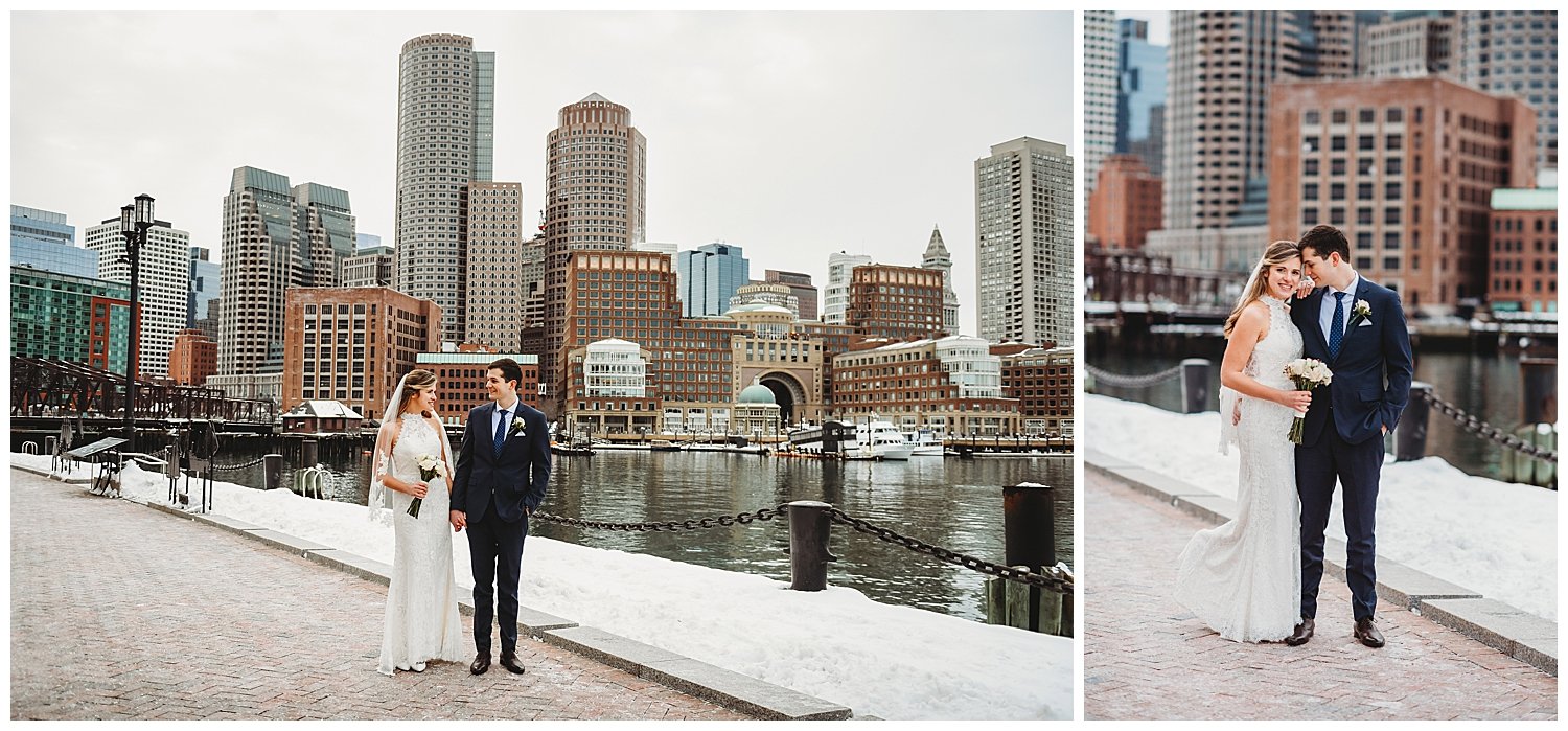Boston Seaport Wedding Photos 