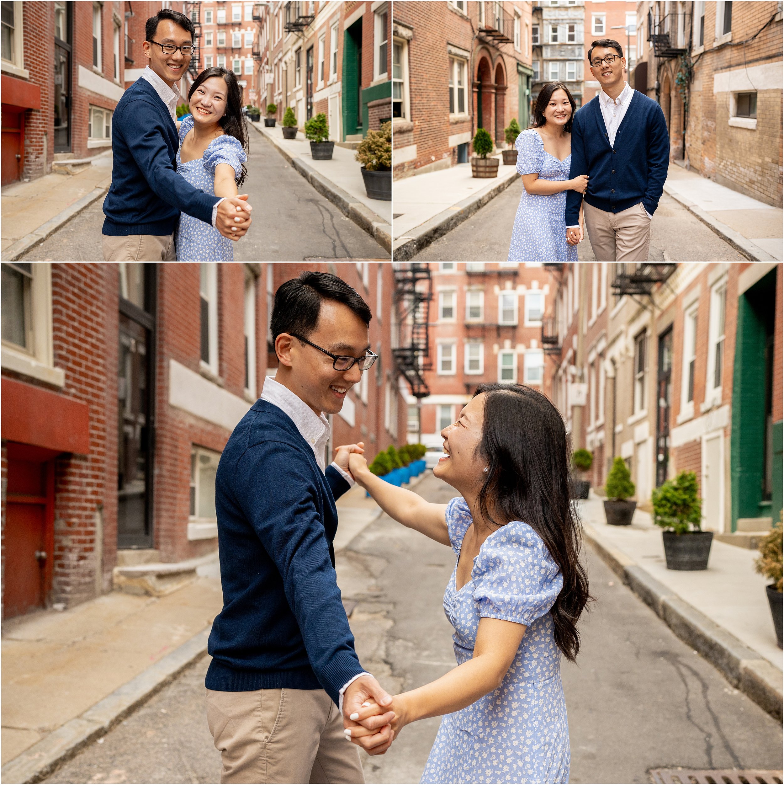 Boston North End Engagement Session