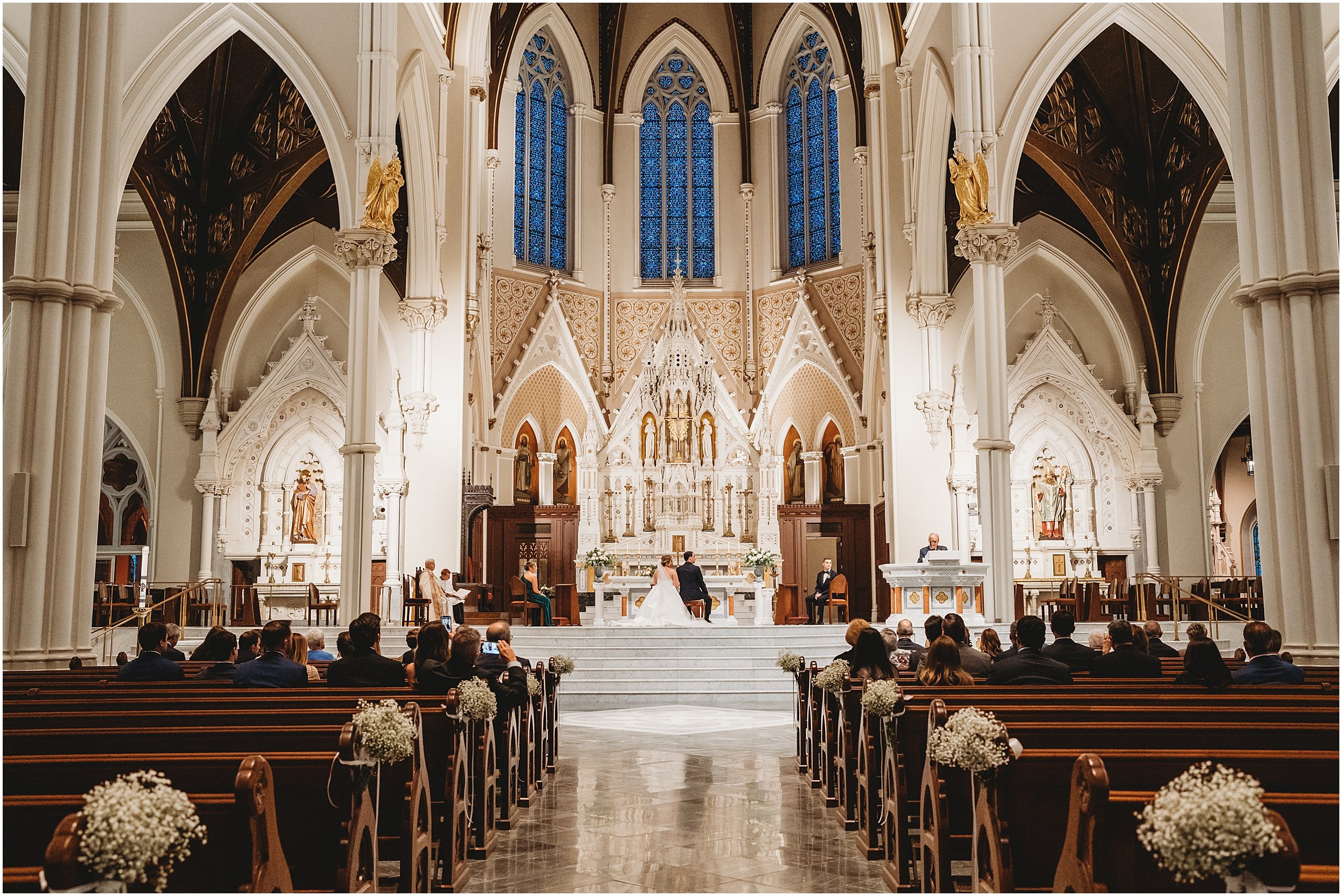 Cathedral of the Holy Cross Wedding Photos