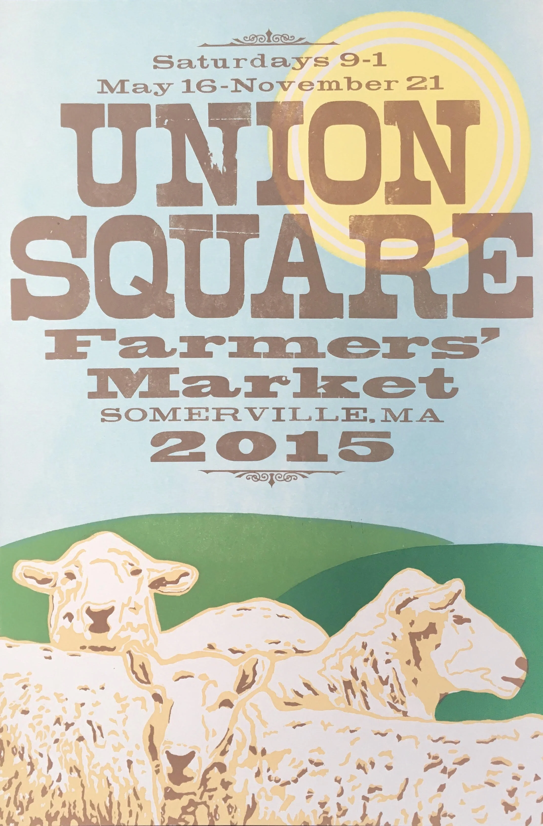 From the Vault! 2015 Union Square Farmers Market Posters