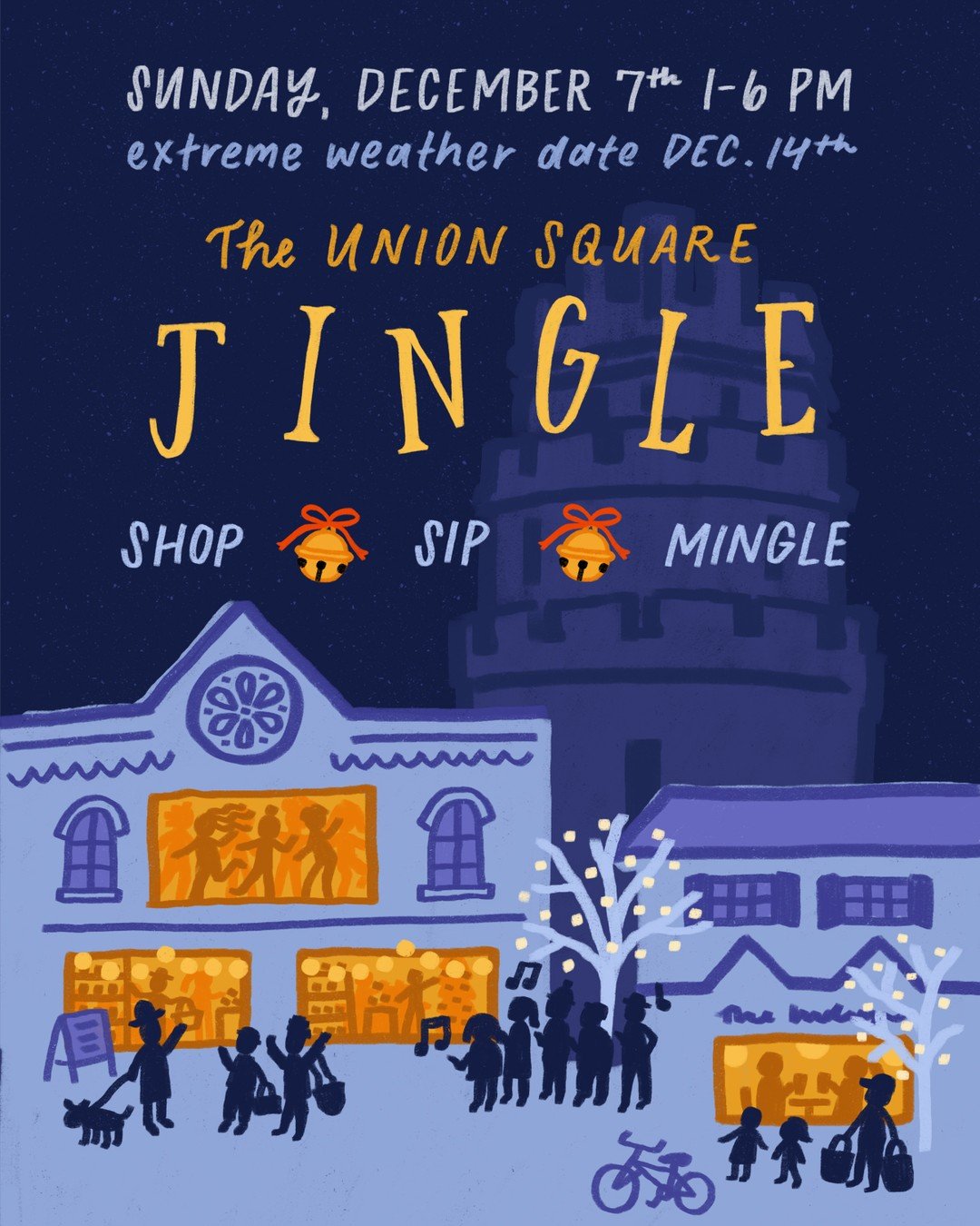Support local and rejoice in helping keep small strong and spirits bright this holiday season ✨ join in on all the wintry fun at The Union Square Jingle on Sunday, December 7 from 1-6pm! 🔔💥❄️

Looking for the perfect destination for a wintry date, 