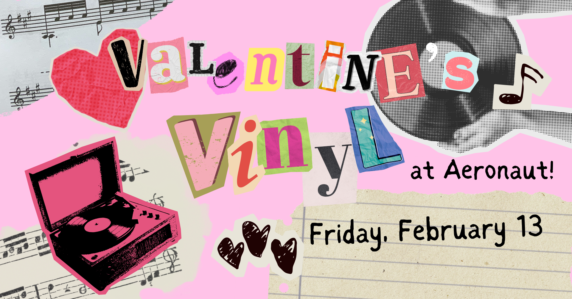 Valentine's Vinyl at Aeronaut