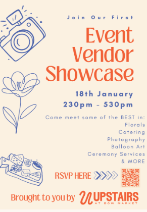 Upstairs at Bow Event Vendor Showcase