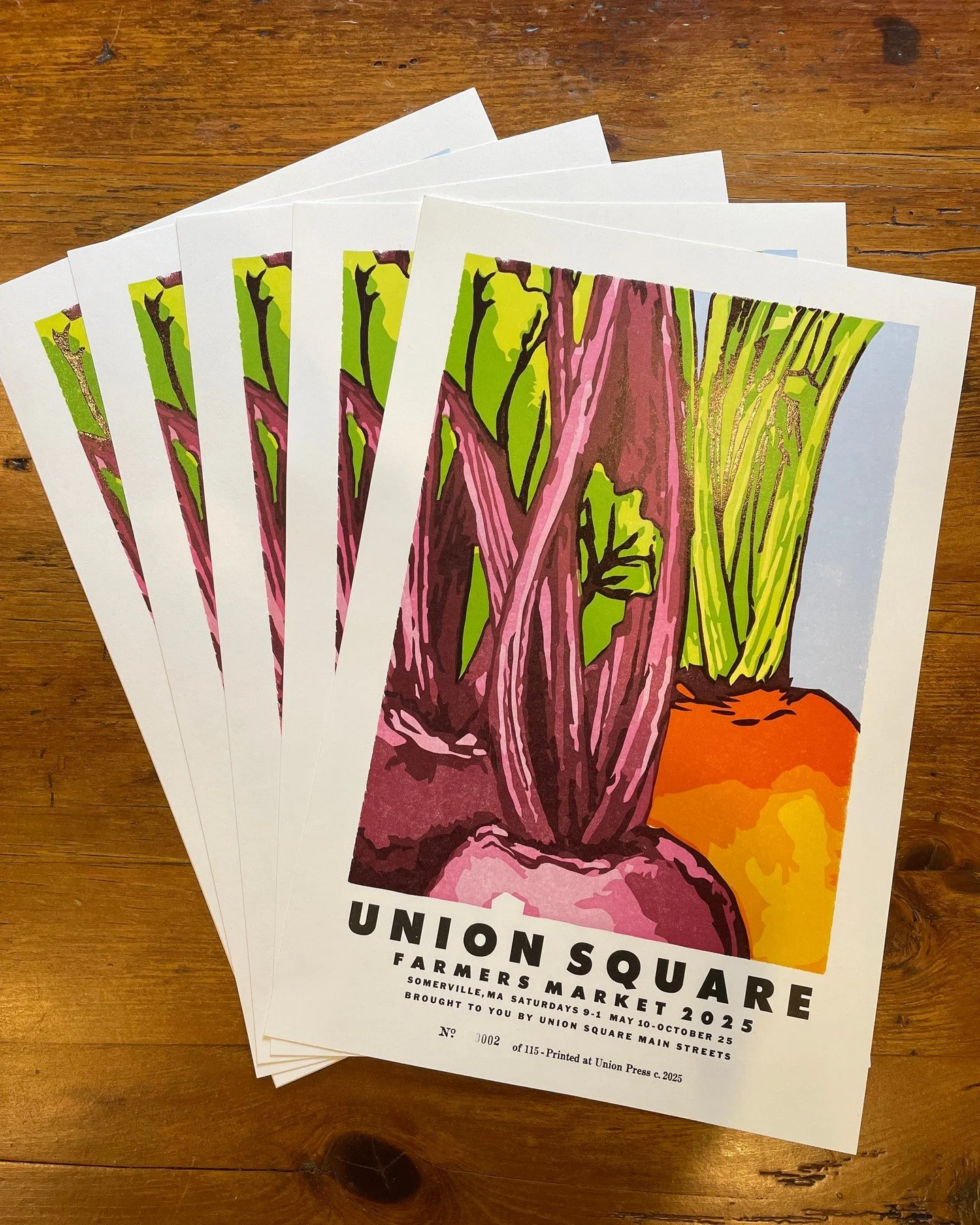 Exciting news for USFM fans! ✨🎉✨🎉

@unionpressprints has released 10 more prints of the previously sold out 2025 Union Square Farmers Market Poster 👏👏👏

Just in time for gift-giving this holiday season, grab a poster for $40 in person only at Th