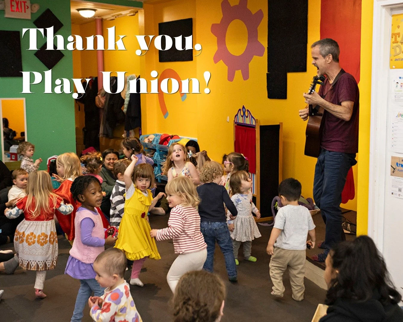 Fantastic news! 💚 @playunion has generously pledged to cover all SNAP Match funds distributed at this weekend's market! 👏👏👏

@playunion is located at 378 Somerville Ave 📍 They're a drop-in pretend play and craft center and the perfect indoor pla