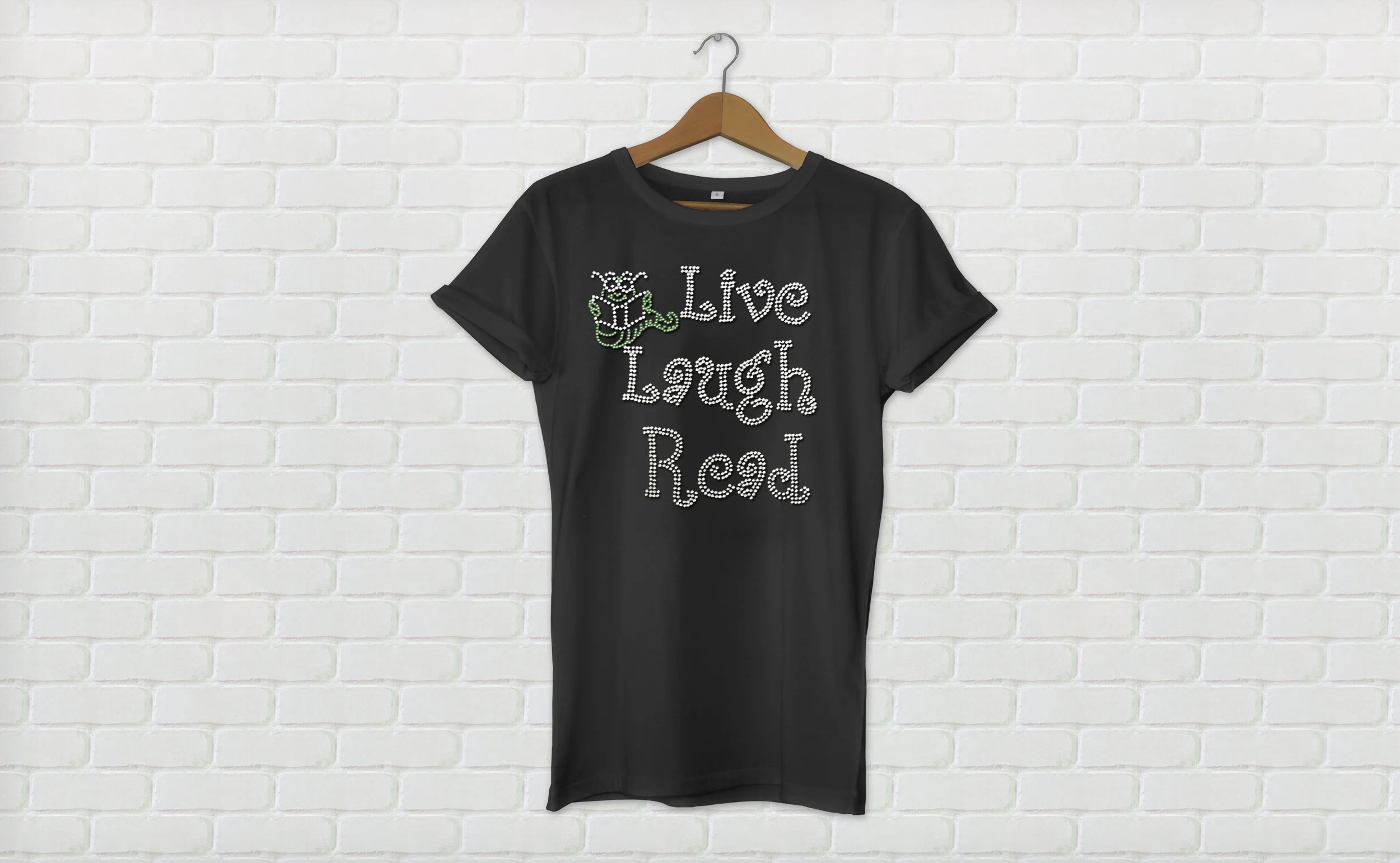 LIVE, LAUGH, READ TEE