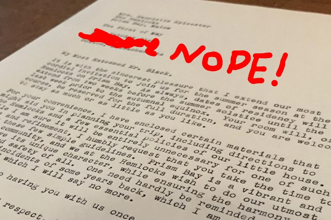 Luv you guys but I think giving out my home address is more of a 100th blog post sort of thing...