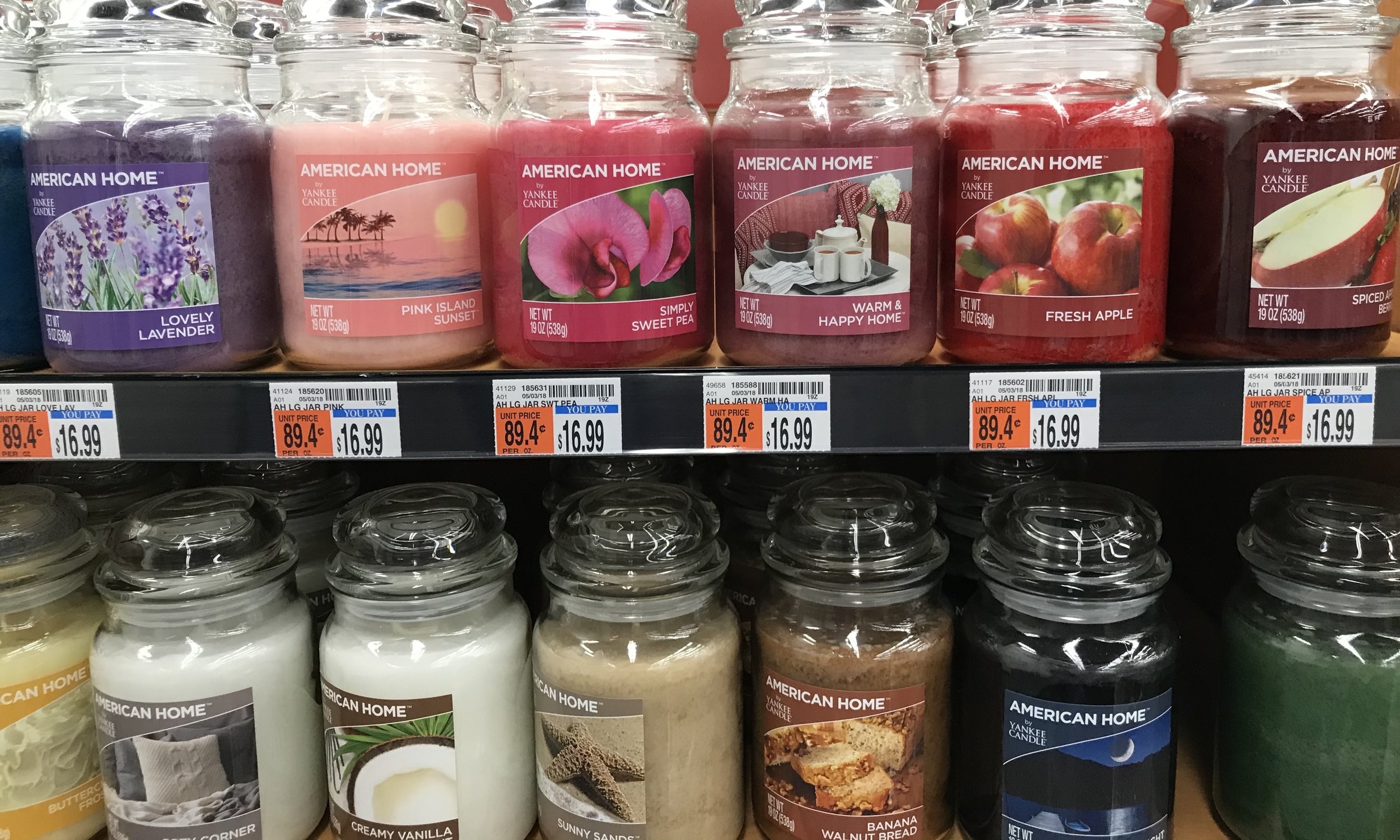 We've got scented candles for all your dark magic needs!