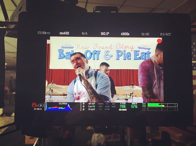 I had the opportunity to art direct New Found Glory's latest music video with some amazing and talented people. Go check it out cause it's a fun one!!! #artdirection #musicvideo #somuchpie #blueberries #film