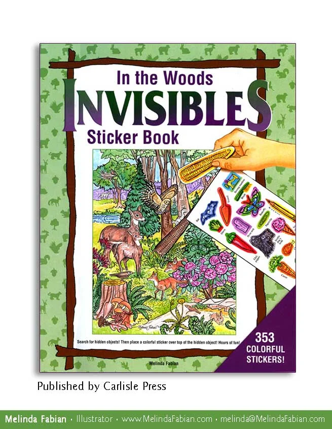 In the Woods Invisibles Sticker Book