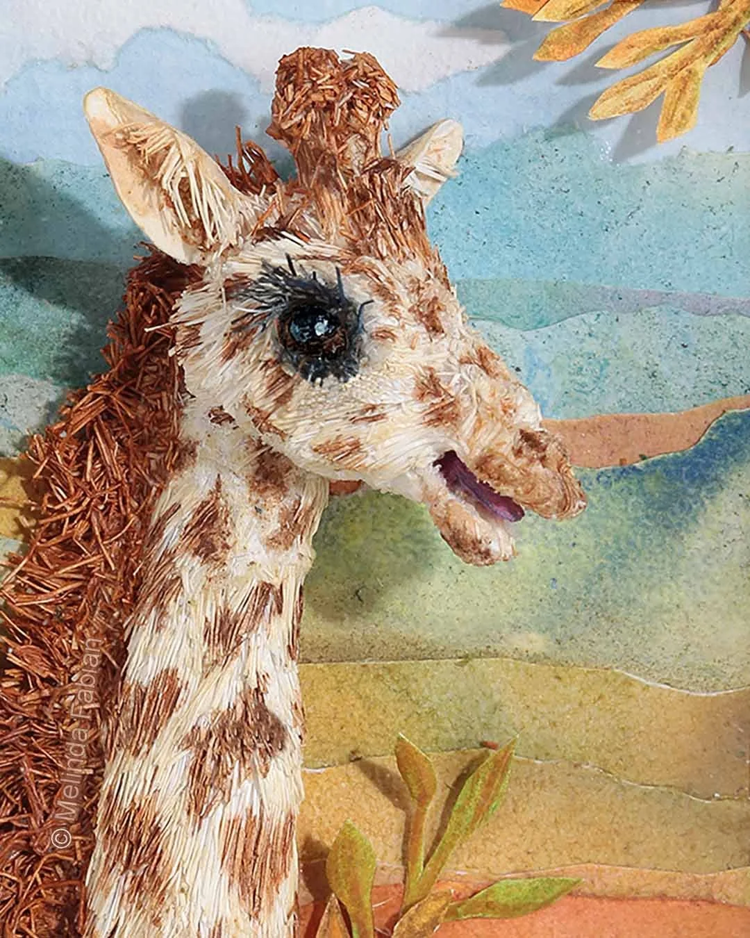 The Long View — A New Paper Sculpture Inspired by Africa’s Most Iconic Silhouette
