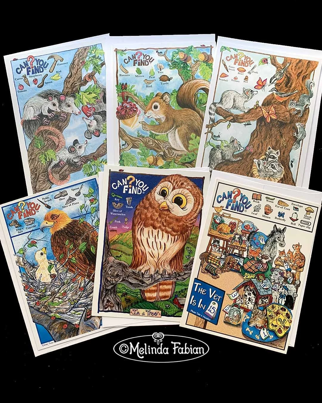 Can You Find?® Hidden Object Activity Cards - Set of 6 by Melinda Fabian