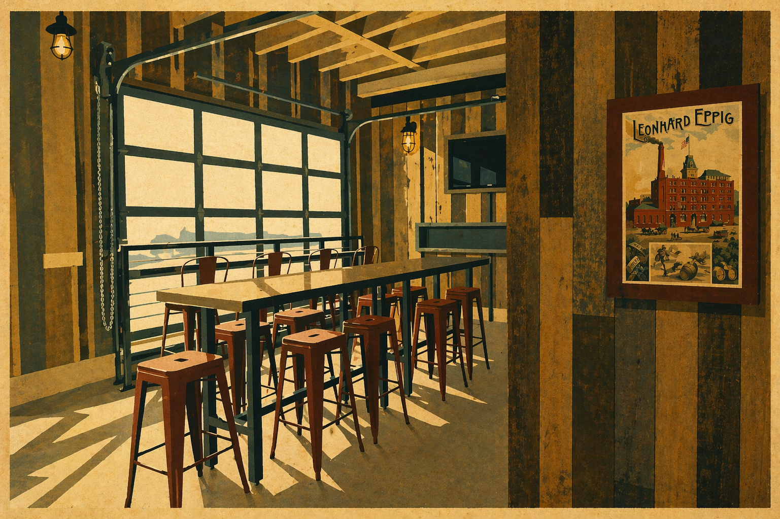 Brewery San Diego interior poster shot