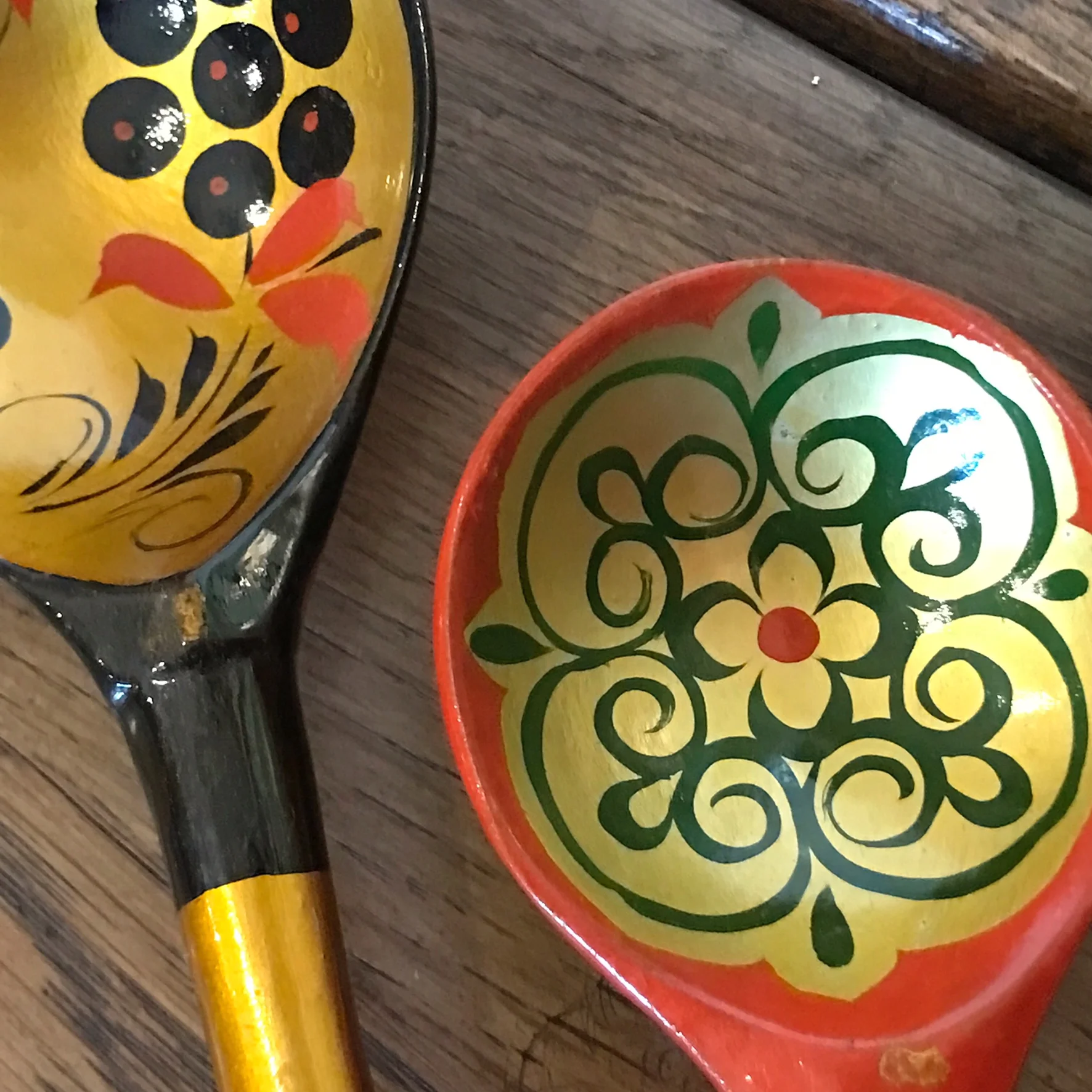 Painted Hungarian Spoons