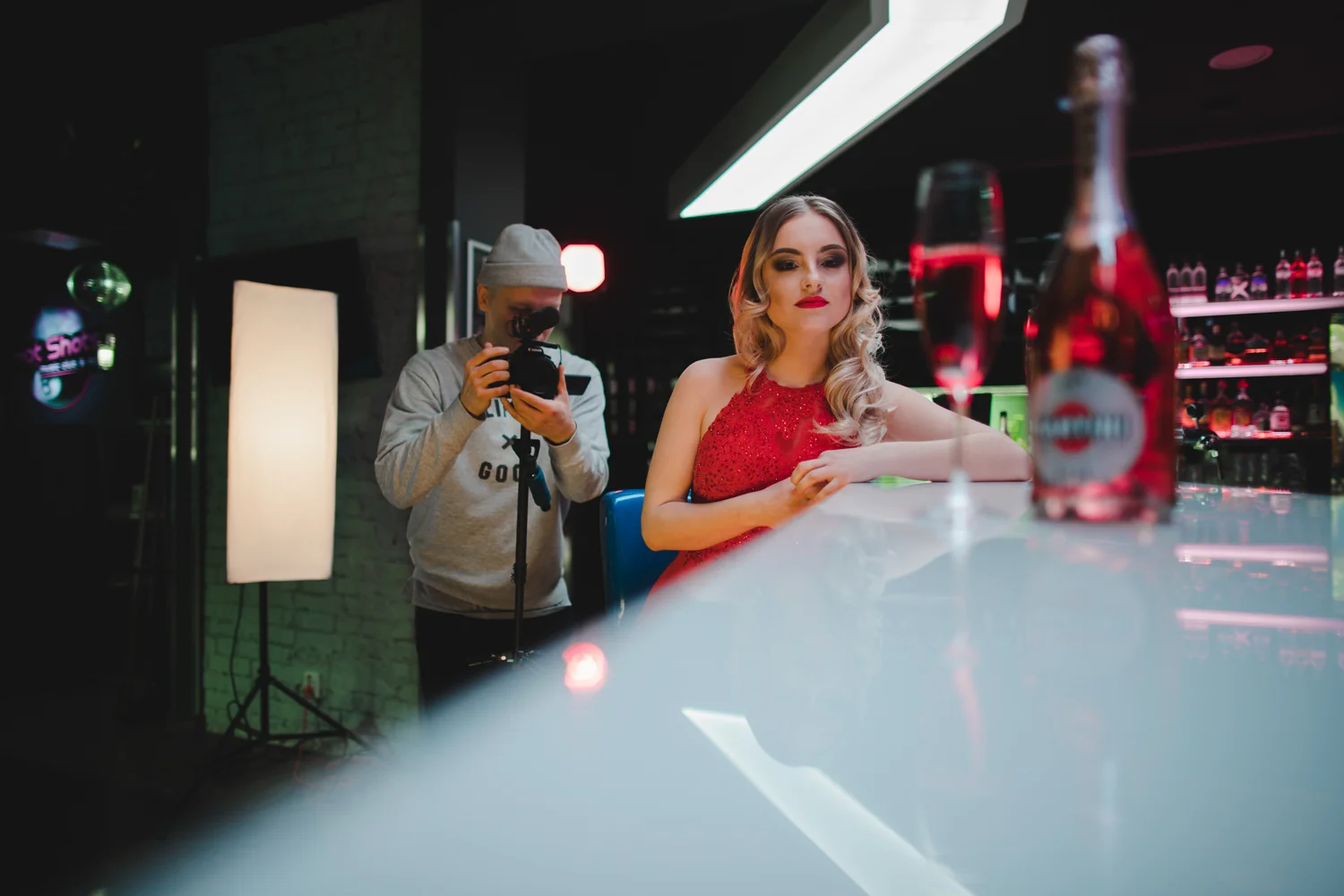 foto. Gabriela Połubińska modelka Karolina Flejszer