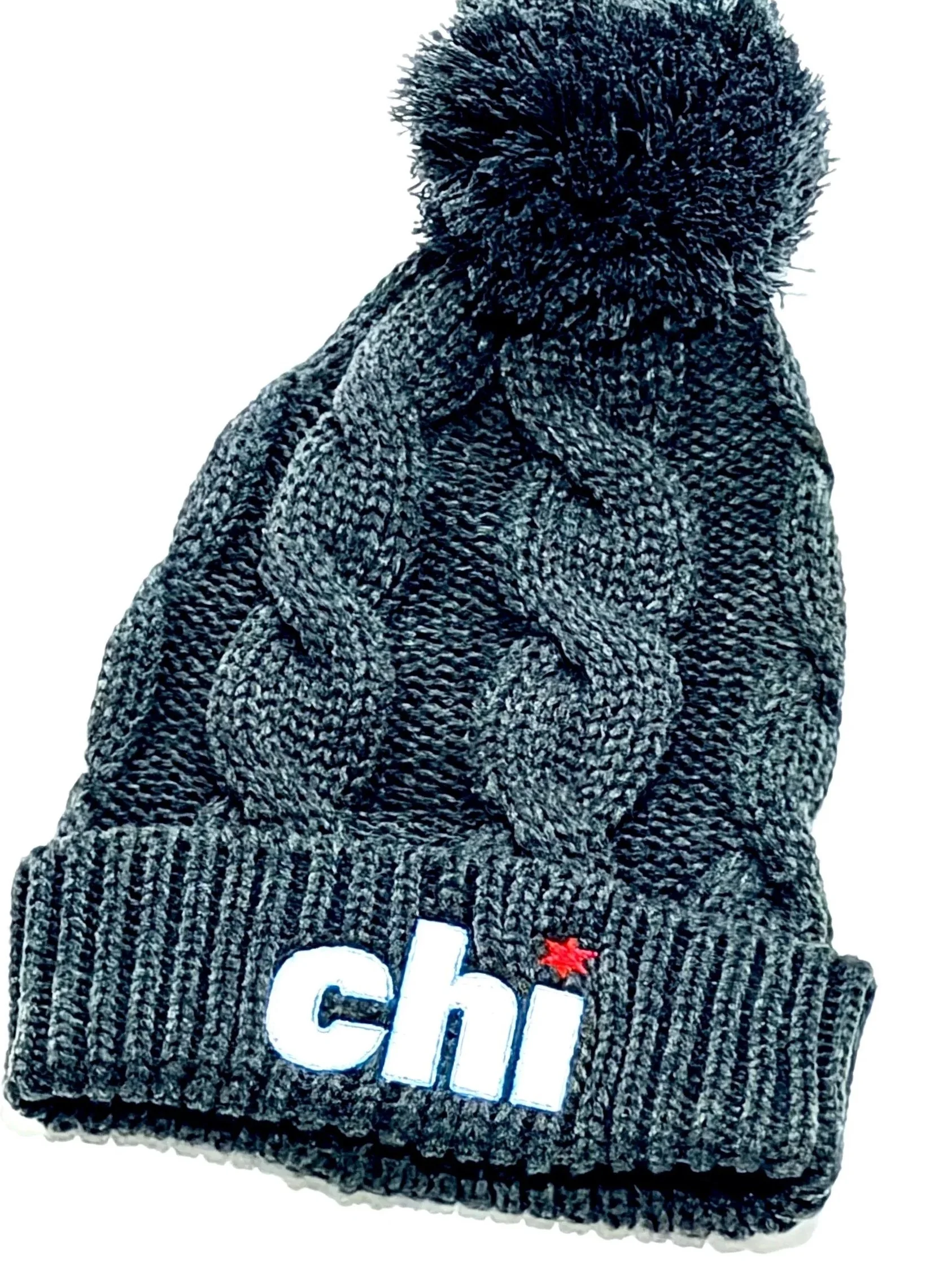 chunky chi pom beanie adult