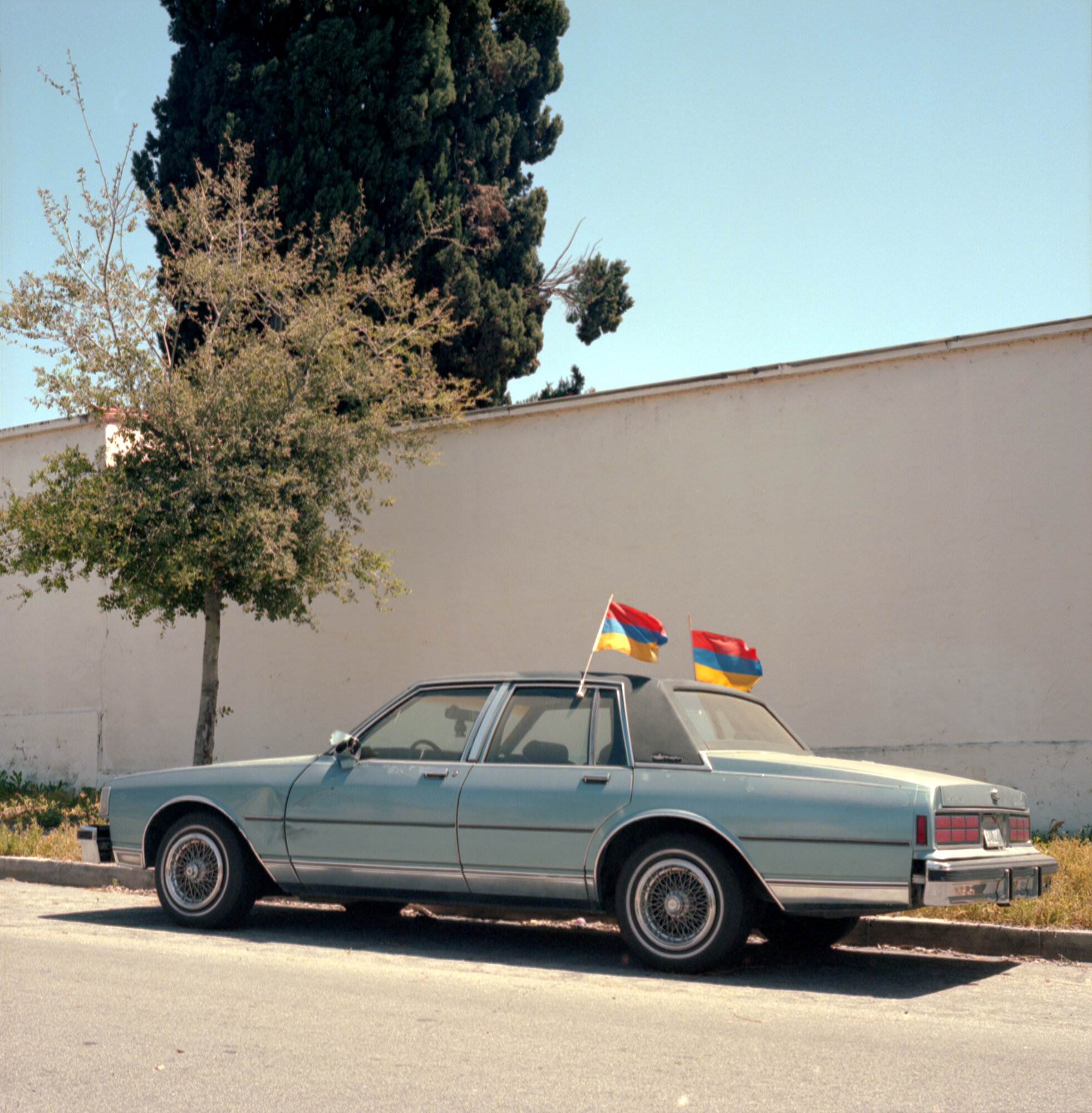  During the month of April, many Armenians in Glendale, California elect to adorn their cars with the Armenian flag. April 24th marks the day of remembrance for the Armenian Genocide of 1915 during which over a million Armenians were murdered by the 