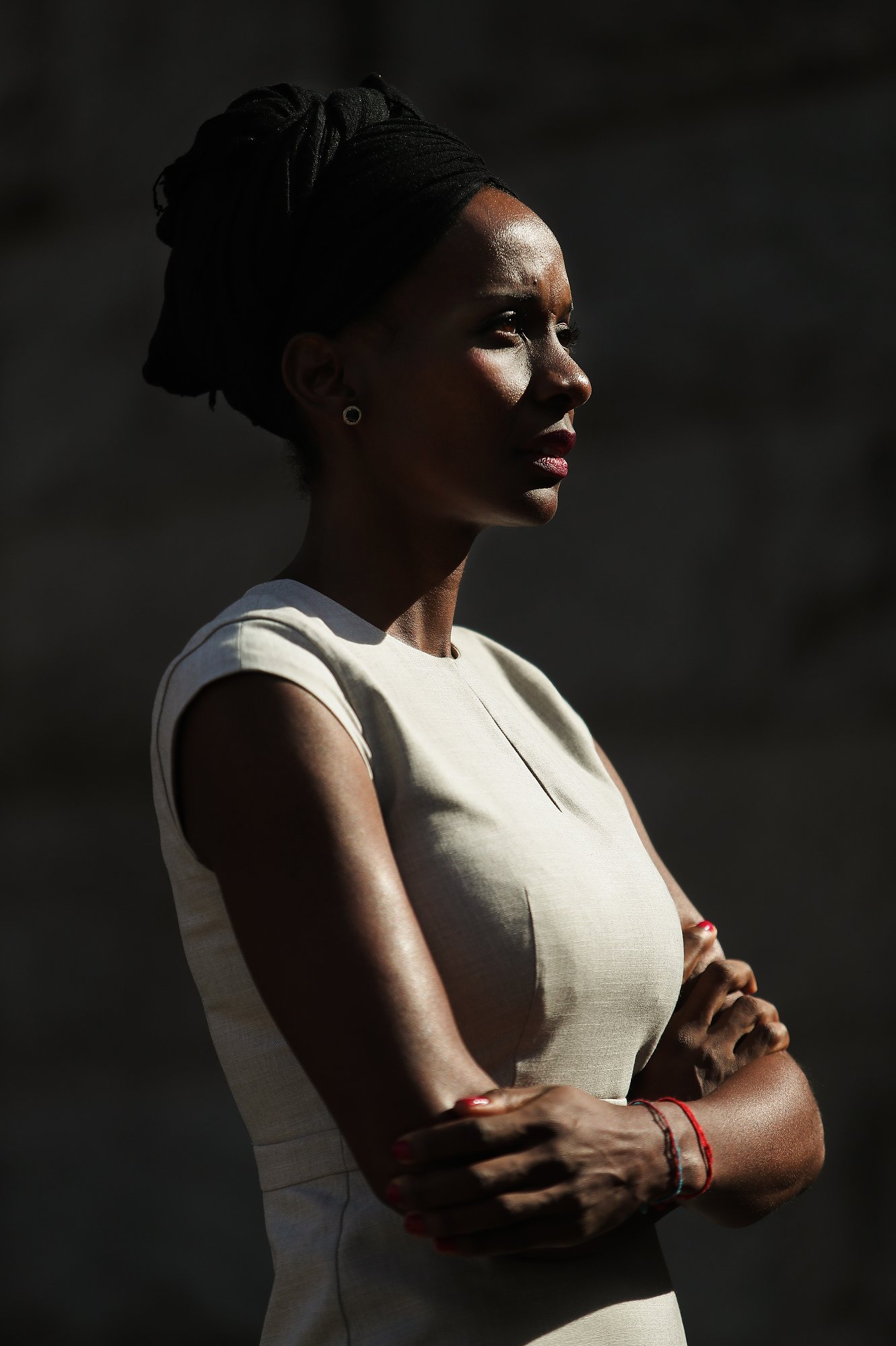  Talonya Adams poses for a portrait outside Arizona Capitol Building on Friday, Nov. 18, 2021, in Phoenix. Adams twice represented herself in court and won verdicts that found when she was fired from the Senate in 2015 she was retaliated against for 