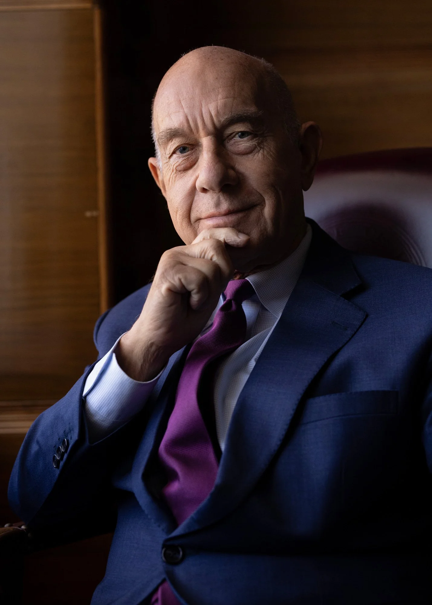  Mayor John Whitmire poses for a portrait in his office, Wednesday, Sept. 17, 2025, in Houston, TX.  