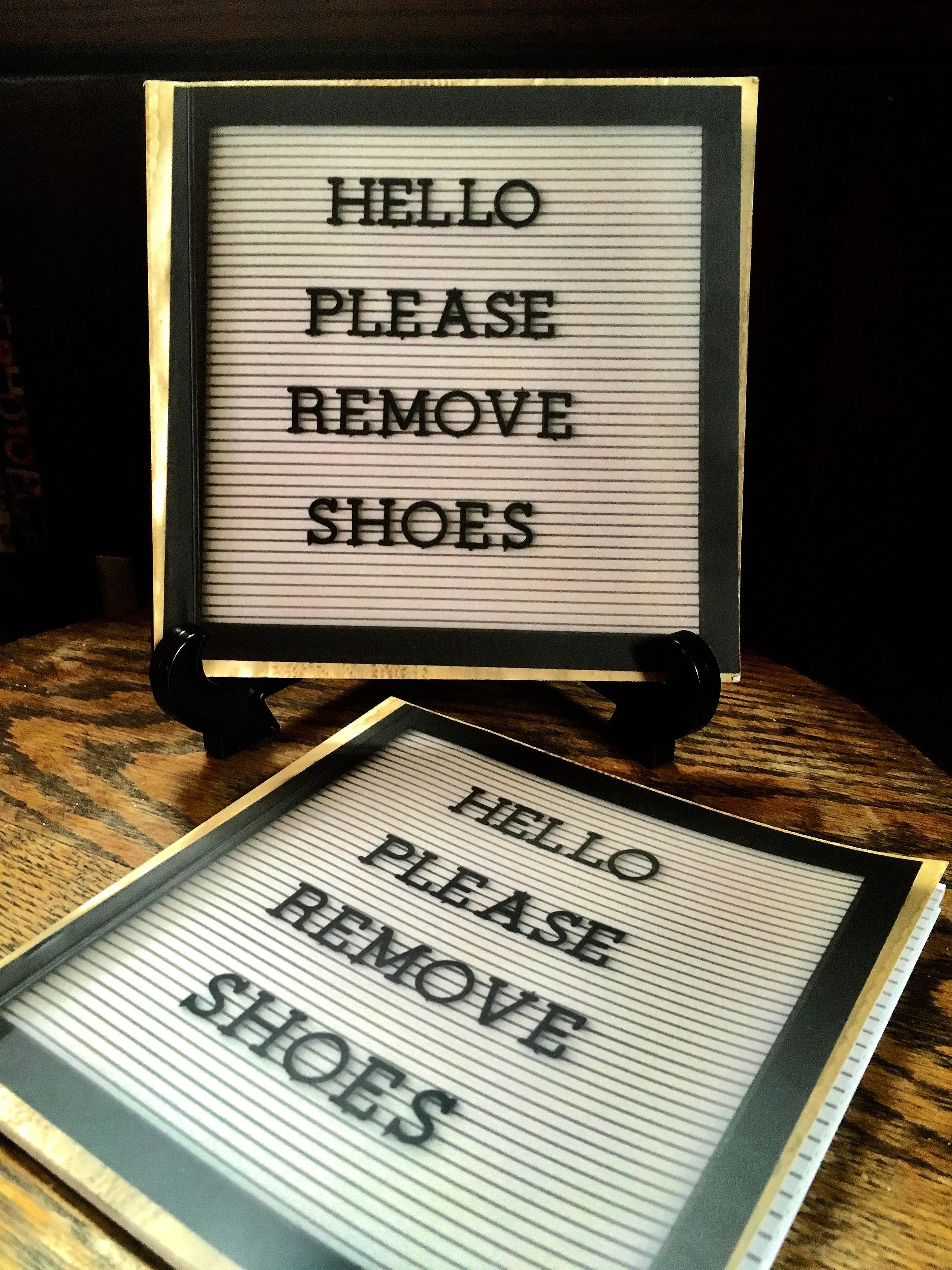 HELLO PLEASE REMOVE SHOES - anagrams