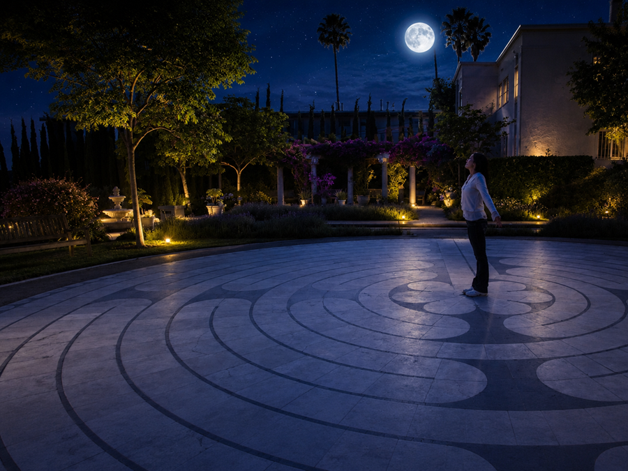 Soul Lounge Full Moon Labyrinth Walk