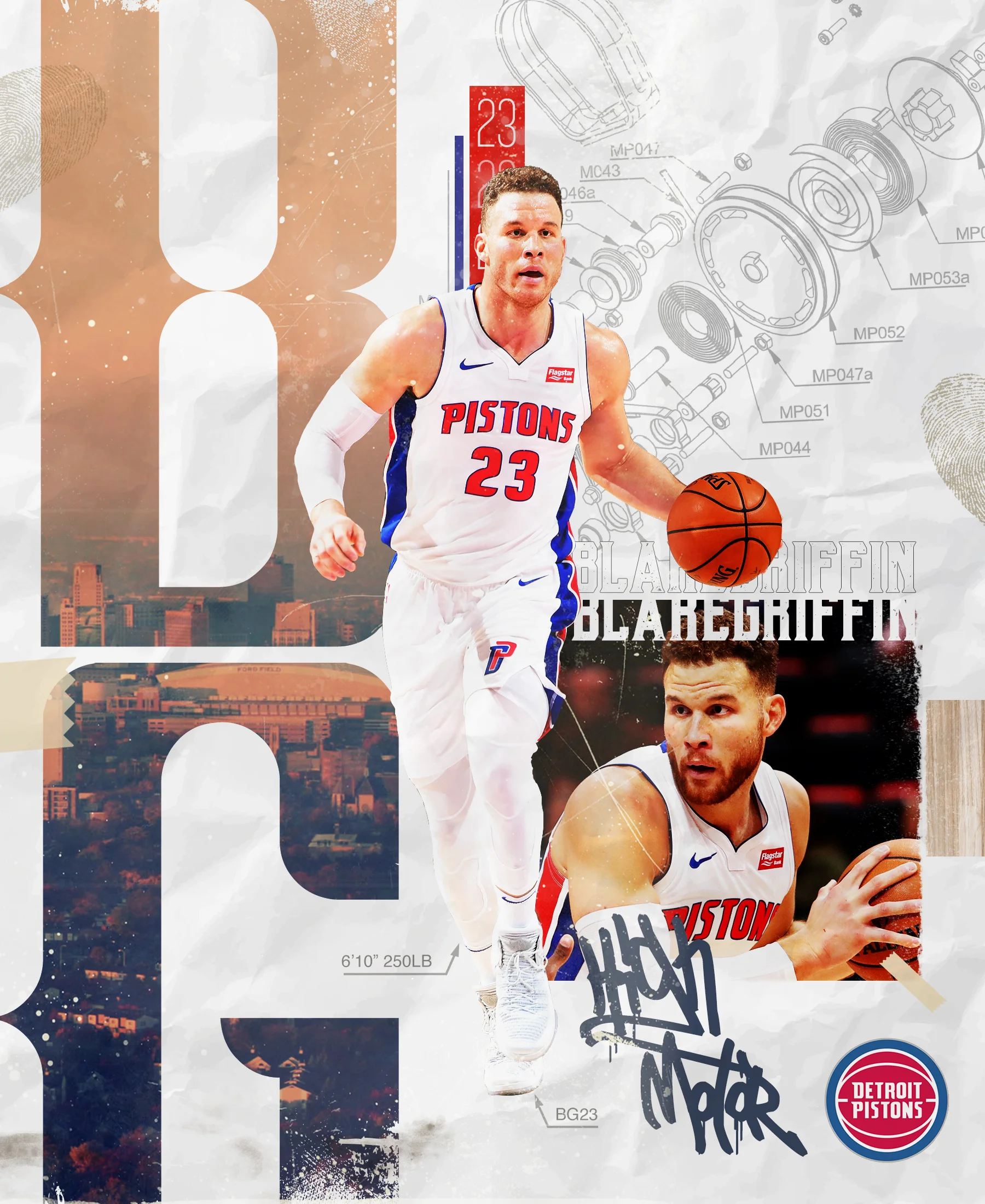 Blake Griffin, Detroit Pistons