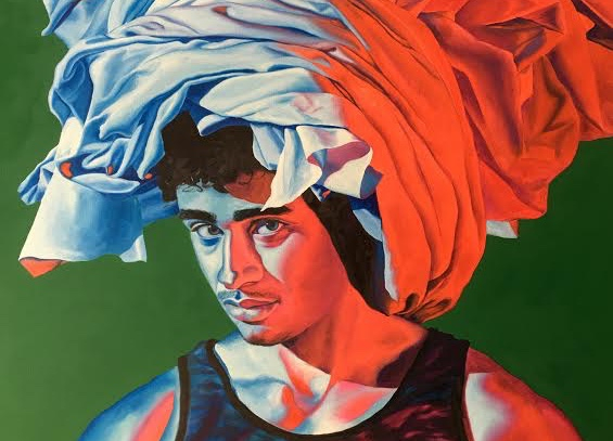 Chris Rivas. Thomas, 2016, 30"x 40", Oil on Canvas. Image courtesy of artist