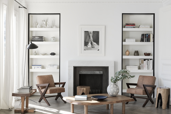 Paris Apt. Living Room by NS Architects. Photo: Stephan Juillard || via The Design Edit