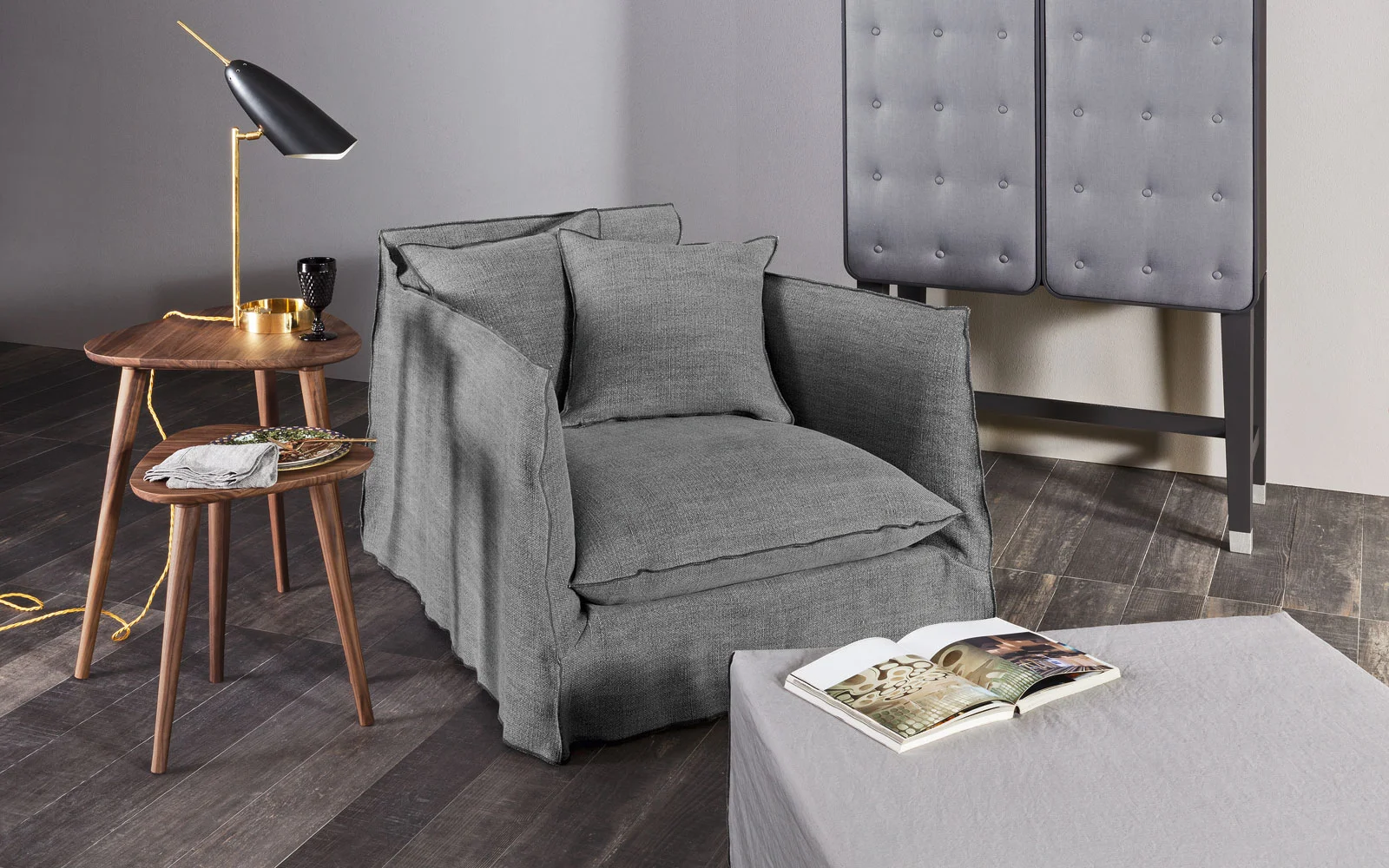 The Ghost chair by Paola Navone for Gervasoni, Italy.