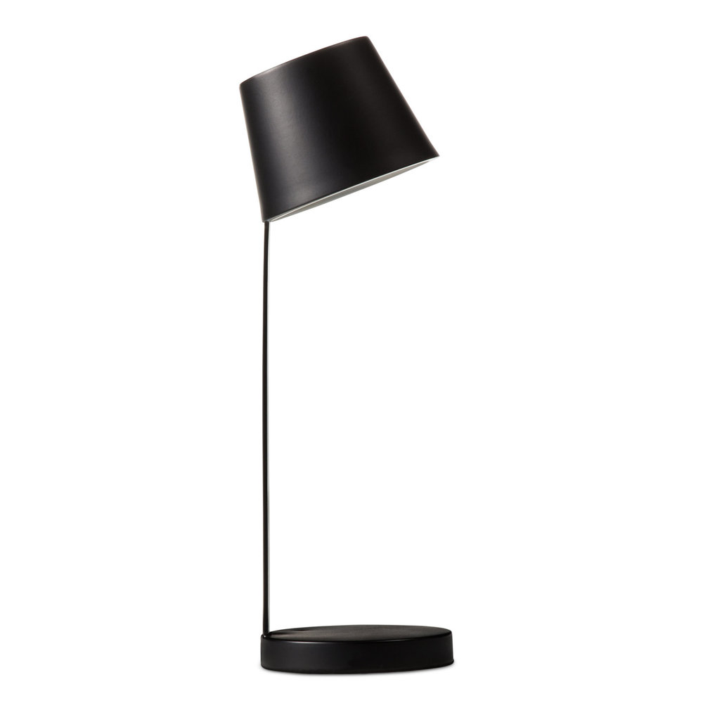  A darling minimalist lamp which I believe is table lamp scale. I can only hope there's a floor version too. 