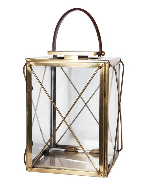 1. Brass & Glass Lantern, $220