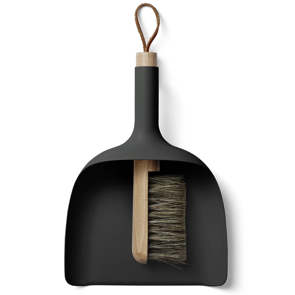  Handy for around the kitchen or crafting table to sweep up all the bits. You know the bits. The ones you are always tempted to just flick to the floor. Don't do it. Get this.  Sweep Funnel  and brush, black, $90. 
