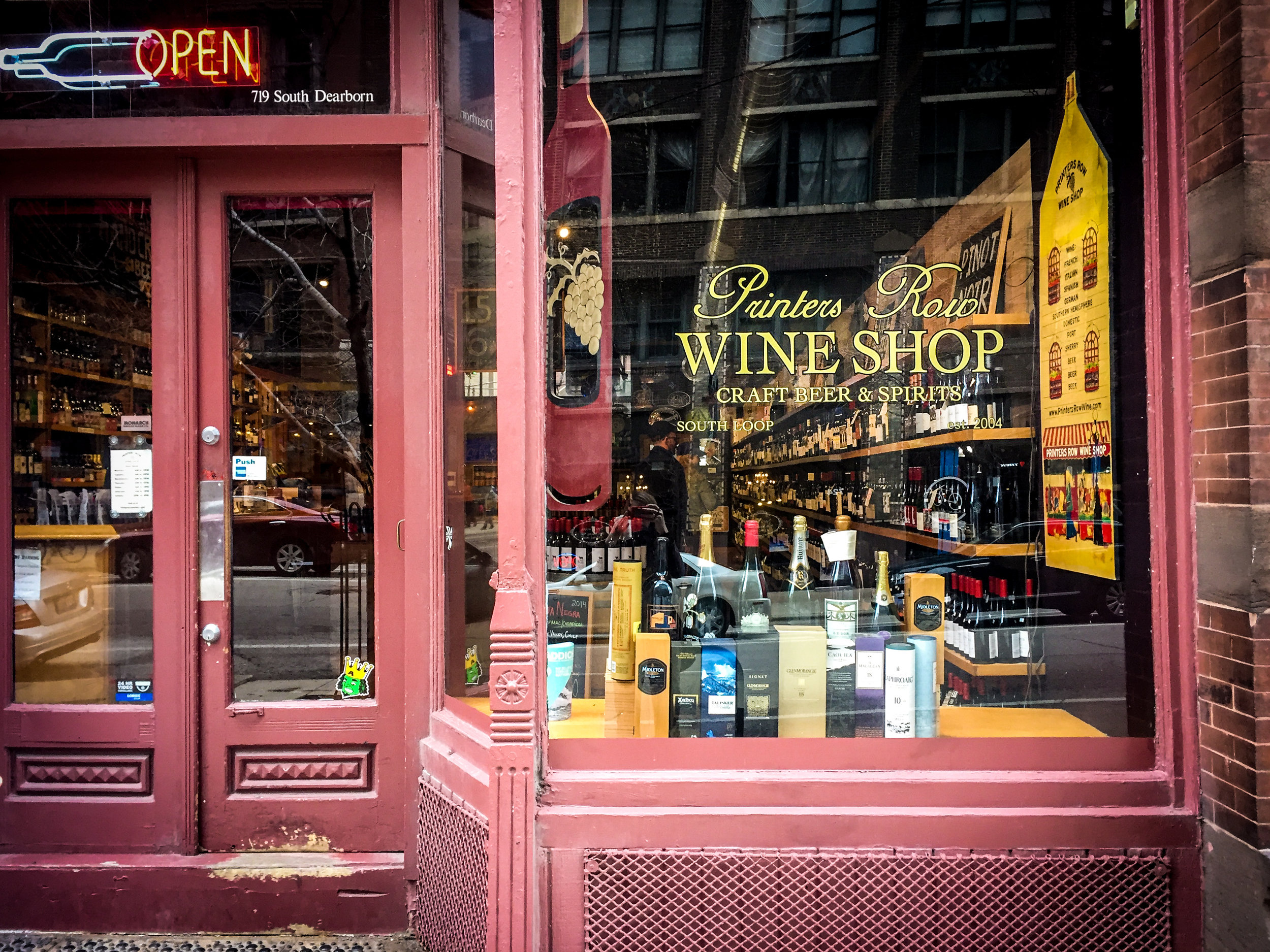 Printers Row Wine Shop