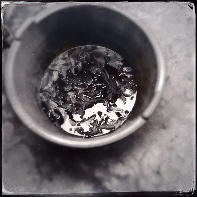 Bridal Henna | natural dyepot at the weaving co-op at Santo Domingo Xenacoj, Guatemala | October 2014