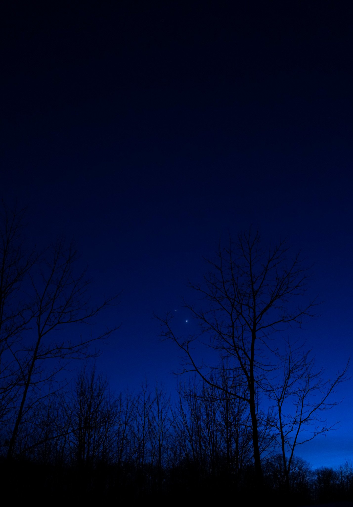 Jupiter + Venus, A Rare Kiss │ I am witness to a conjunction of planets, 400 million miles apart │ Bayfield, WI