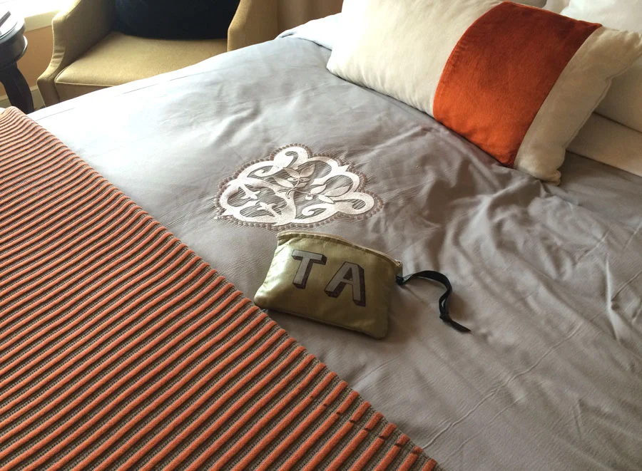 The good people at The Intercontinental Buckhead want to drown their guests with linens. The bed was stocked with five pillows. It was a bit much as I have only one head. 