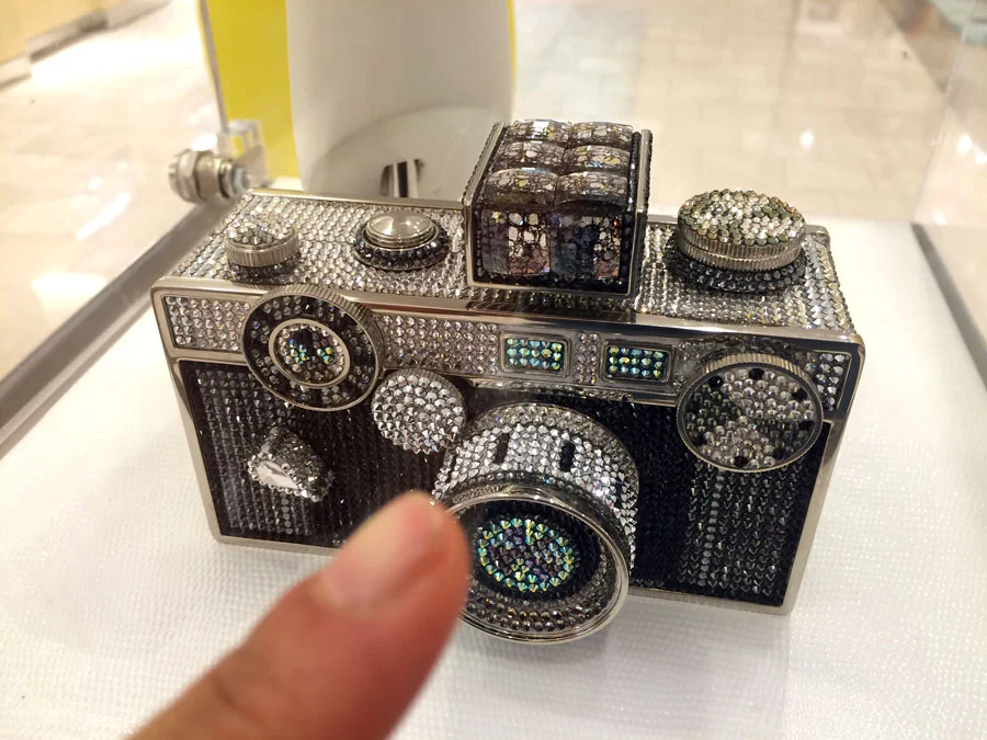 Snapshot. Next-level camera I spotted at Neiman Marcus by Judith Leiber. 