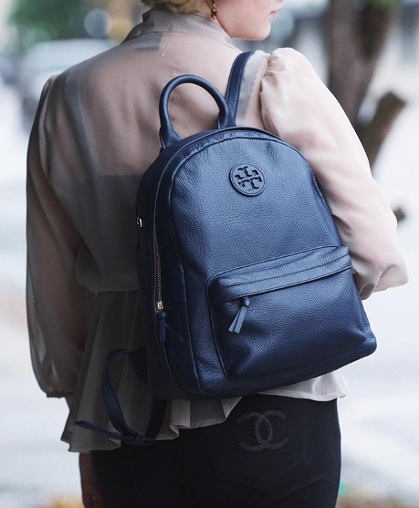 Tory Burch Zip Around backpack. 
