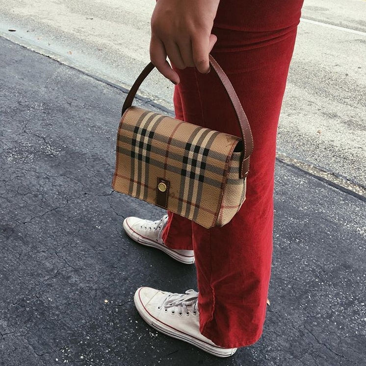 Nova Check micro-bag, Burberry . 
