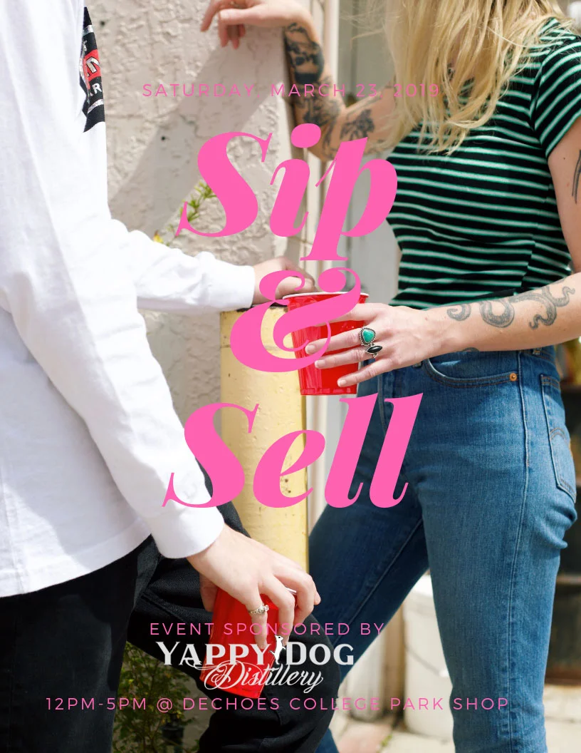 This Thursday at the College Park Shop we are doing something special. From 12-5PM we are topping off your offer with an additional 10%. Cheers to Spring cleaning 2019!