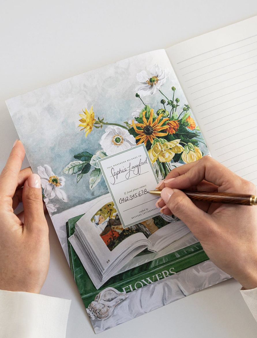 Bespoke Letterpress April Blooms Workbook