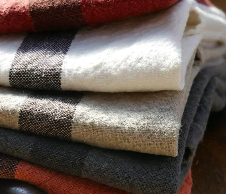 Charvet Éditions Dou Dou Raye Tea Towel- Cafe Au Lait