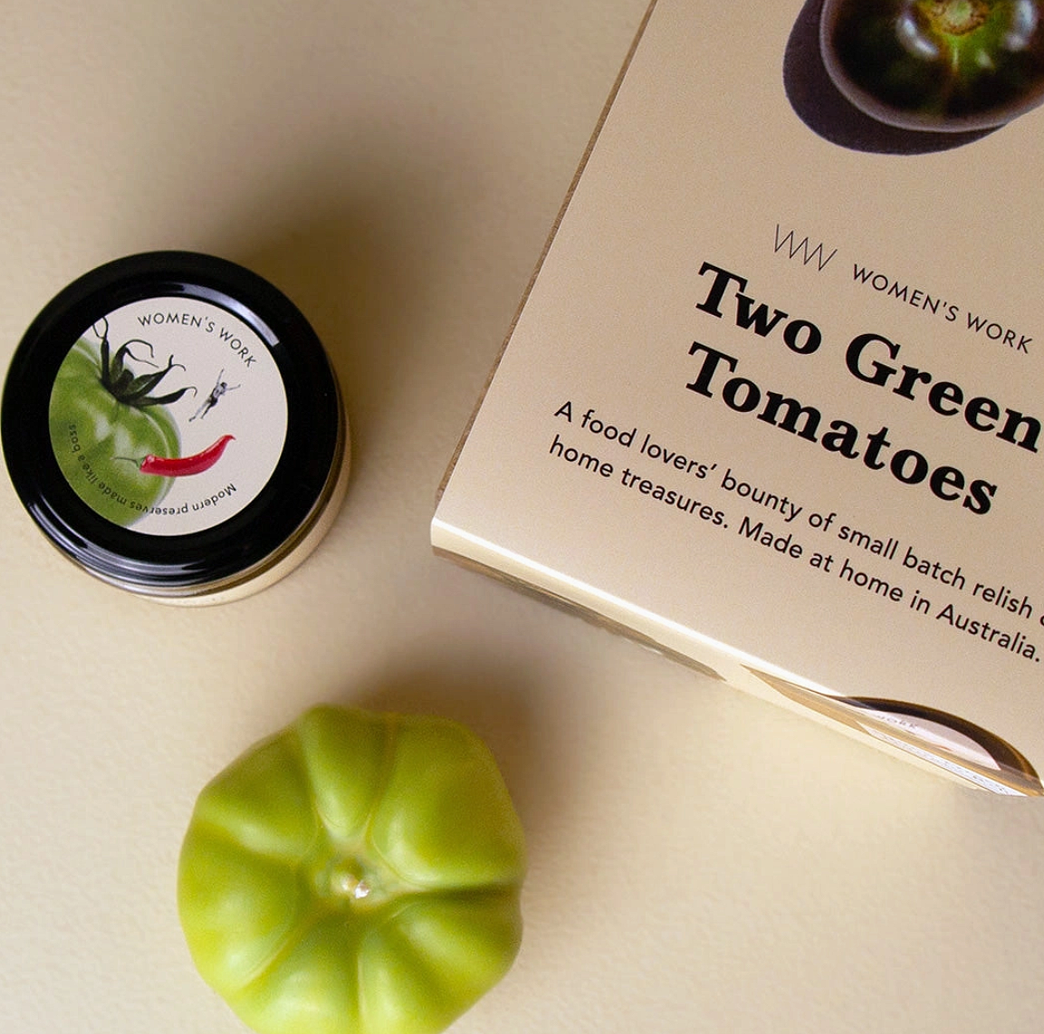 Women's Work Two Green Tomatoes - A Relish & Candle Gift Set (115g)