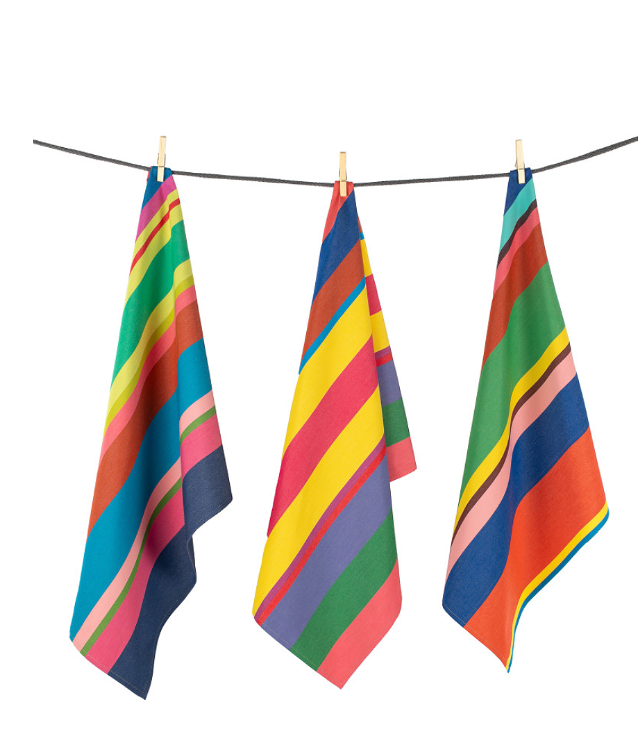 Tissage de Luz Porto Rico Tea Towel- Multicoloured