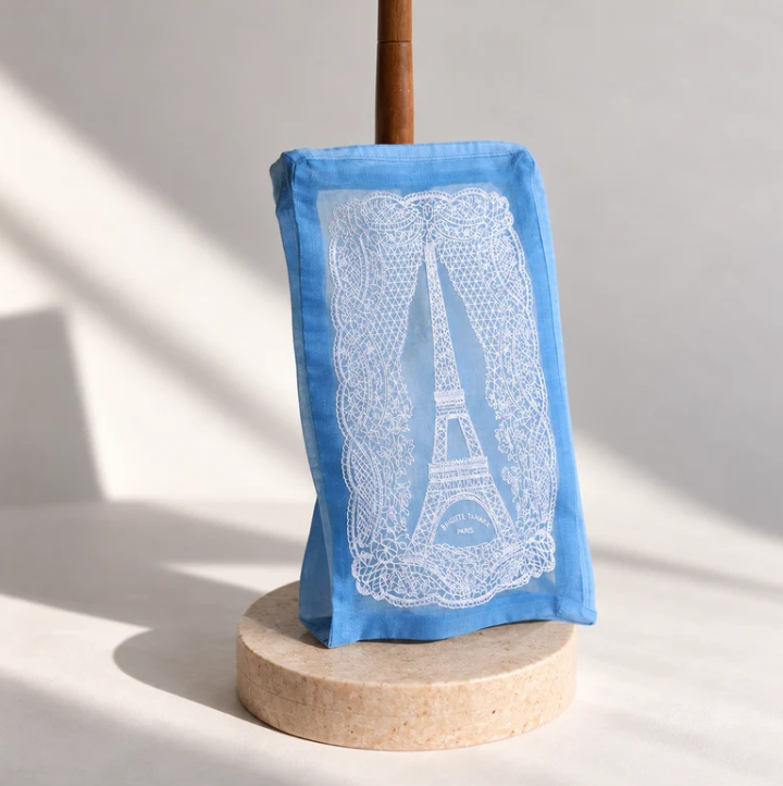 Brigitte Tanaka Dentelle Tour Eiffel Organza Pouch